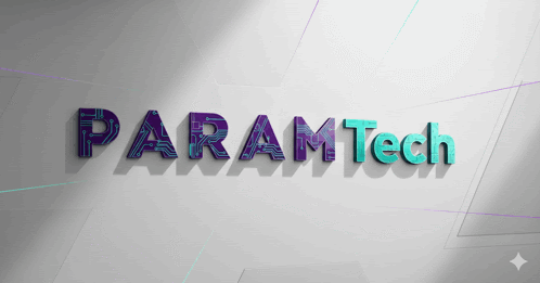 the word paramtech is displayed on a gray background