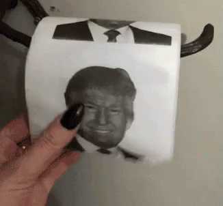 Fuck Trump GIF - Fuck Trump Trump Toilet Paper GIFs