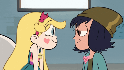 a cartoon girl with a name tag that says mayor