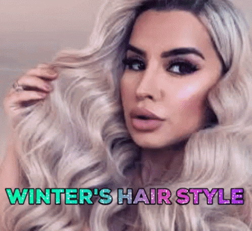 Winters Hair Style Holiday Hair Style GIF - Winters Hair Style Holiday Hair Style Holiday Sale GIFs