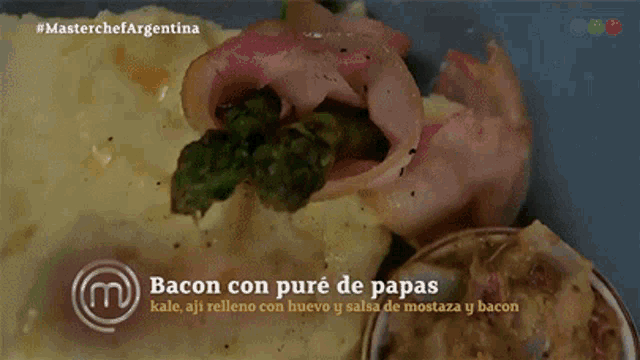 Bacon Con Pure De Papas Master Chef Argentina GIF - Bacon Con Pure De Papas Master Chef Argentina Kale GIFs