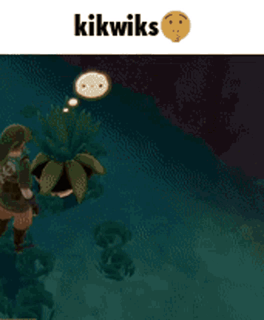 a picture of a stuffed animal with a yellow face and the words kikwiks on the bottom