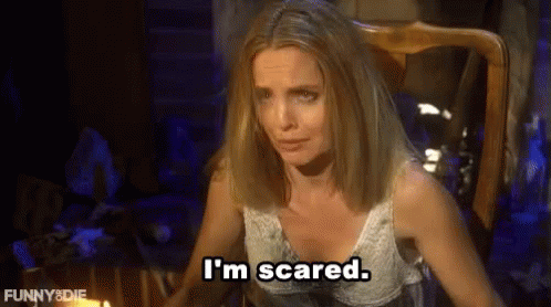 Scared GIF - Scared Funnyordie Funny Or Die Gi Fs GIFs