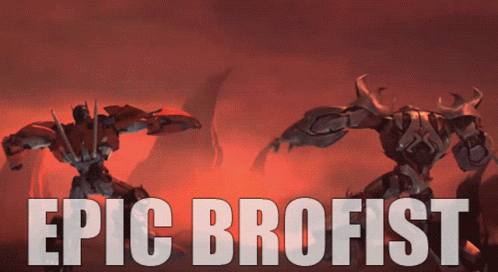 Transformers Prime Epic Brofist GIF - Transformers Prime Epic Brofist Brofist GIFs