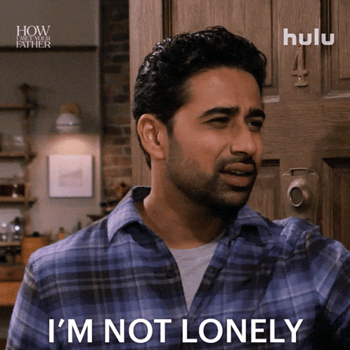 I'M Not Lonely Sid GIF - I'M Not Lonely Sid How I Met Your Father GIFs