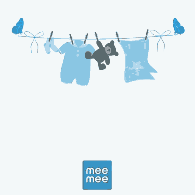 a poster for momma 's boy with clothes and a teddy bear hanging on a clothes line