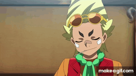 a cartoon character wearing sunglasses and a green scarf .
