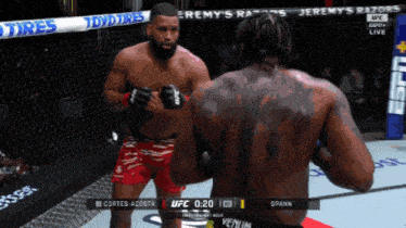 cortes acosta is fighting jeremy 's razors in a ufc fight