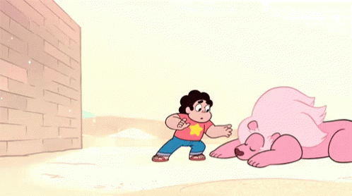 Trying To Wake Someone Up GIF - Steven Universe Wake Up Startled GIFs