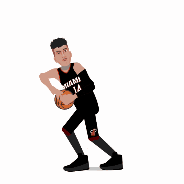 a miami player named tyler herro is on a card