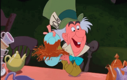 Alice In Wonderland Mad Hatter GIF - Alice In Wonderland Mad Hatter Tea Party GIFs