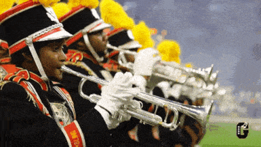 Grambling Band World Famed Tiger Marching Band GIF - Grambling Band World Famed Tiger Marching Band Grambling Trumpets GIFs