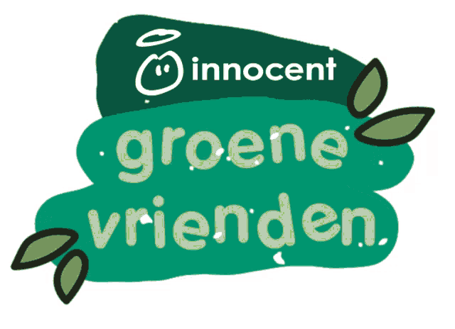 a green sign that says ' innocent groene vrienden '