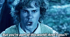 Lord Of The Rings Part Of This World GIF - Lord Of The Rings Part Of This World Merry GIFs