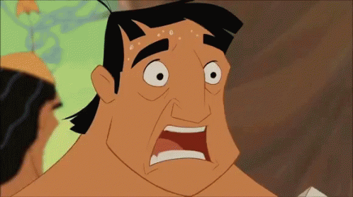 Sweating Emperors New Groove GIF