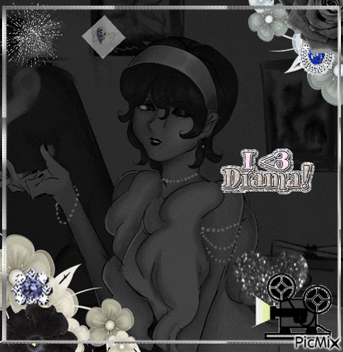 a black and white drawing of a woman with the words i < 3 diana on top