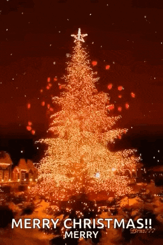 a christmas tree with a star on top of it