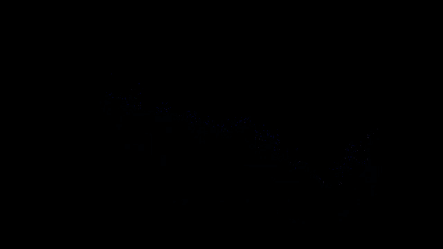 a blue cloud is floating in the sky on a black background .