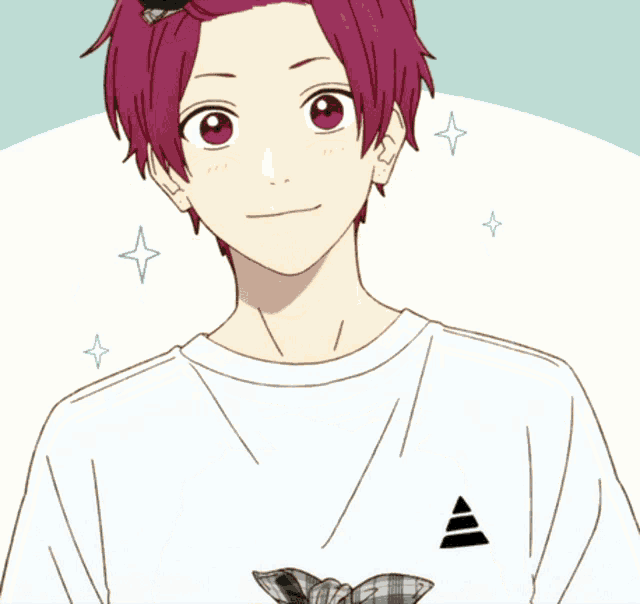 a boy with red hair is holding a plaid box