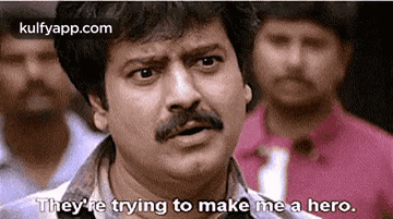 They Re Trying To Make Me A Hero..Gif GIF - They Re Trying To Make Me A Hero. Vivek Kireedam GIFs