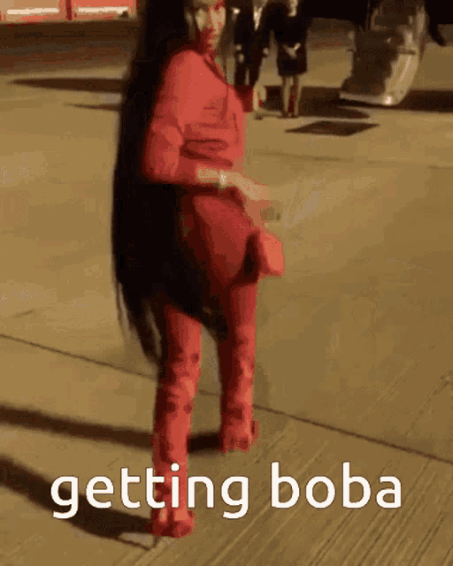 Boba Nicki Minaj GIF - Boba Nicki Minaj Getting Boba GIFs