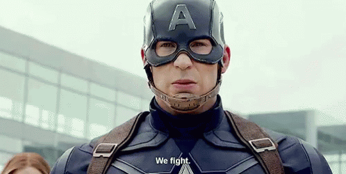 Captain America - We Fight GIF - Captain America Captain America2 Captain America Civil War GIFs