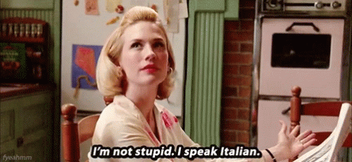 Stupid Speak GIF - Stupid Speak Italian GIFs