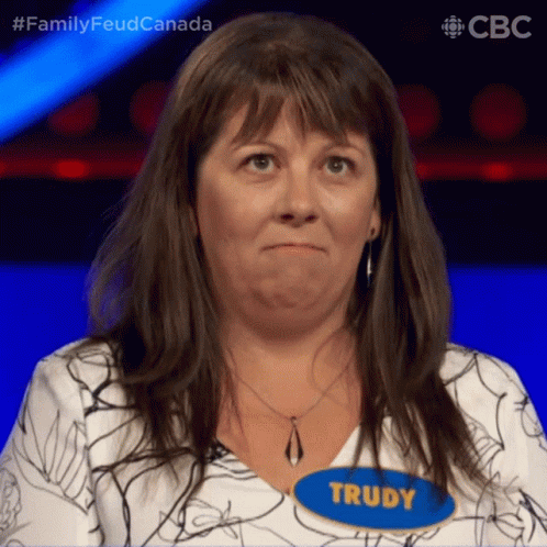I Dont Know Family Feud Canada GIF - I Dont Know Family Feud Canada Idk GIFs