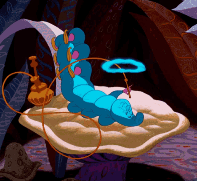 Absolem Alice In Wonderland GIF - Absolem Alice In Wonderland Smoke GIFs