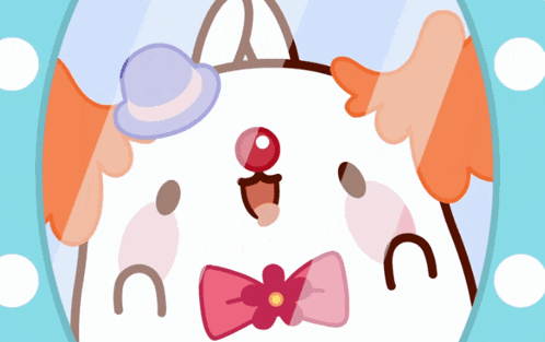 a cartoon drawing of a clown wearing a bow tie and a hat