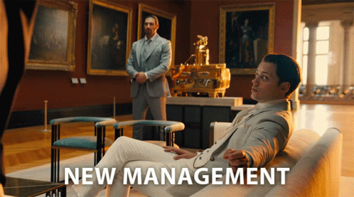New Management Marquis GIF - New Management Marquis Bill Skarsgård GIFs