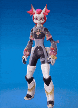 a video game character with a fox 's head and ears