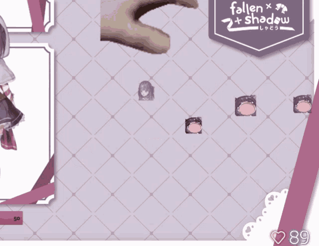 a video game called fallen + shadow with a girl in a hooded cape