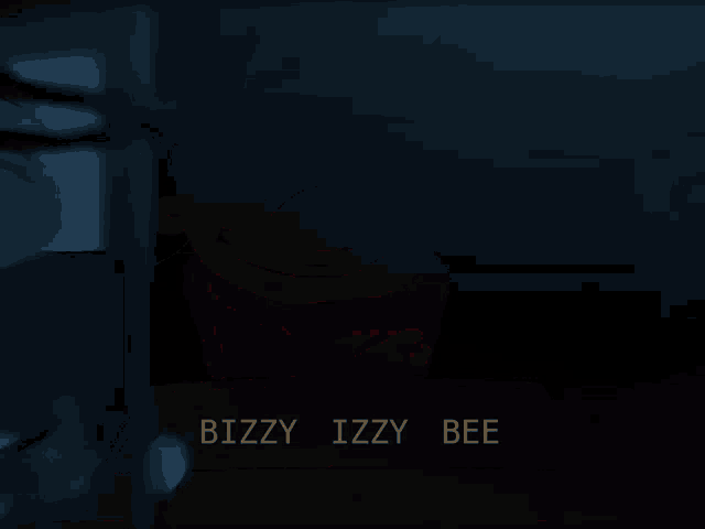 a cartoon character is giving a thumbs up and the words bizzy izzy bee are above him