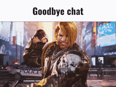 Paul Phoenix Goodbye Chat GIF - Paul Phoenix Goodbye Chat Tekken GIFs