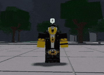 a cartoon character in a video game has a smiley face on his head and says i 'm sorry