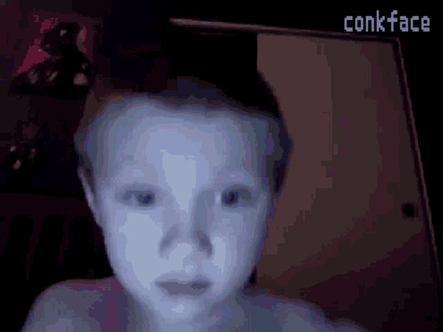 Blue Kid Dissapears GIF