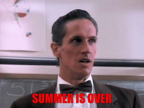 Summer Is Over Back To School GIF - Summer Is Over Back To School Going Back To School GIFs