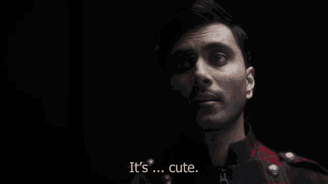 a man in a plaid jacket says it 's ... cute