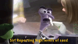A GIF - Inside Out High Levels Of Sass Sass GIFs