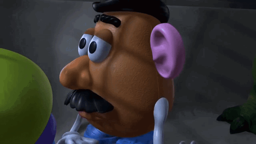 Toy Story Mr Potato Head GIF - Toy Story Mr Potato Head Gasp GIFs