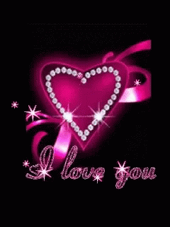 Love You Hearts GIF - Love You Hearts Sparkle GIFs