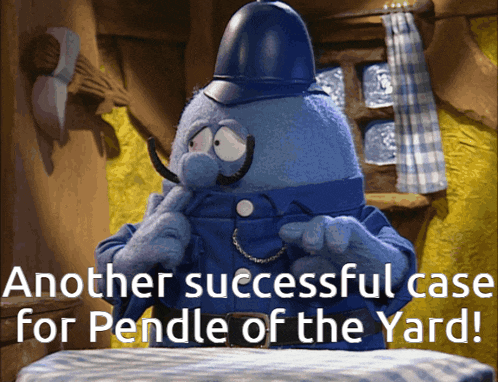 another successful case for pendle of the yard with a cartoon character