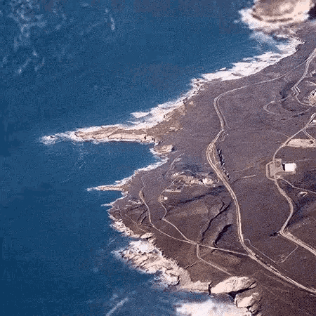 Zooming Island Google Earth GIF