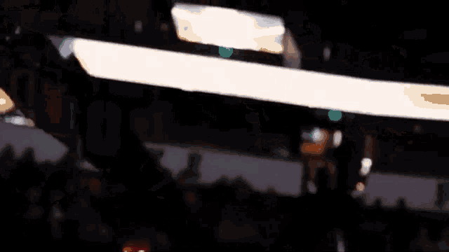a blurred image of a sign that says israel