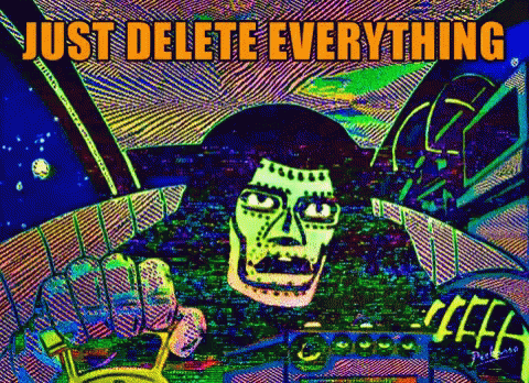 Just Delete Everything Dr Doom GIF - Just Delete Everything Dr Doom Delete GIFs