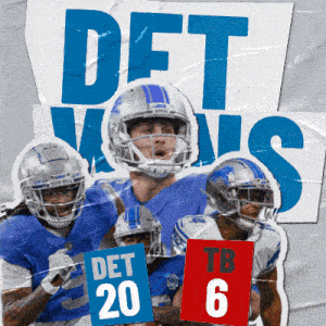 Tampa Bay Buccaneers (6) Vs. Detroit Lions (20) Post Game GIF - Nfl National Football League Football League GIFs
