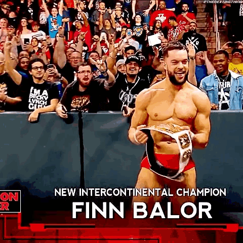 Finn Balor Intercontinental Champion GIF - Finn Balor Intercontinental Champion Wwe GIFs