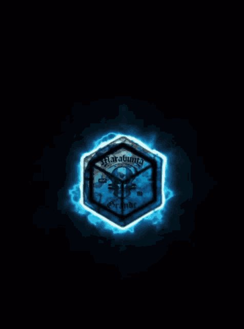 a blue and black logo that says marabunta brand