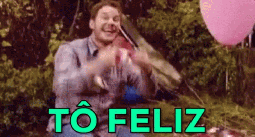 Tô Feliz / Parks And Recreation Chris Pratt GIF - Im Happy Happiness Parks And Recreation GIFs